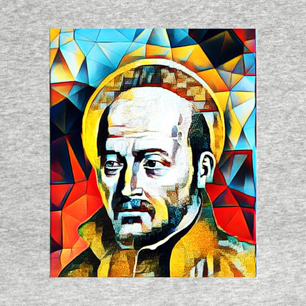 Ignatius of Loyola Abstract Portrait | Ignatius of Loyola Artwork 2 by JustLit